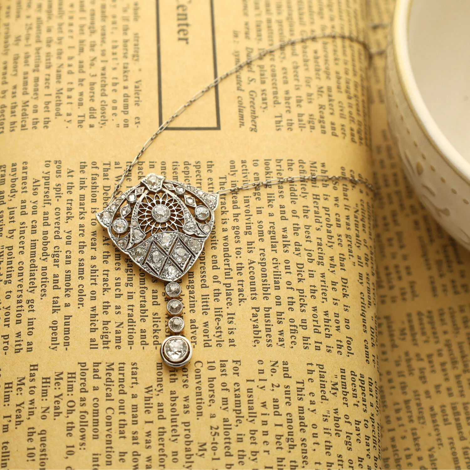 Pendant Cometa Diamantes - Imagen 2