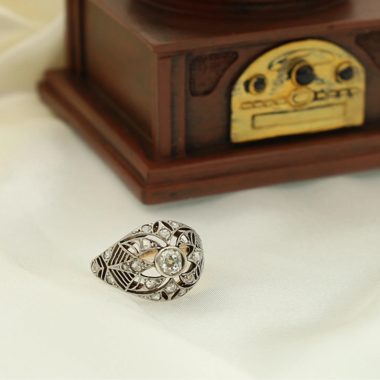 Anillo Cúpula Art Déco - Imagen 2