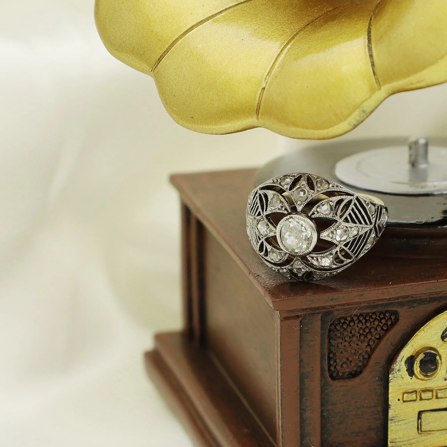 Anillo Cúpula Art Déco - Imagen 3