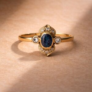 Anillo Flor De Lis Victoriano-Eduardiano